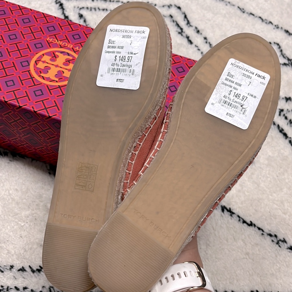 Tory Burch Seaside Espadrille Mule NWT. Size 7 - Picture 7 of 7